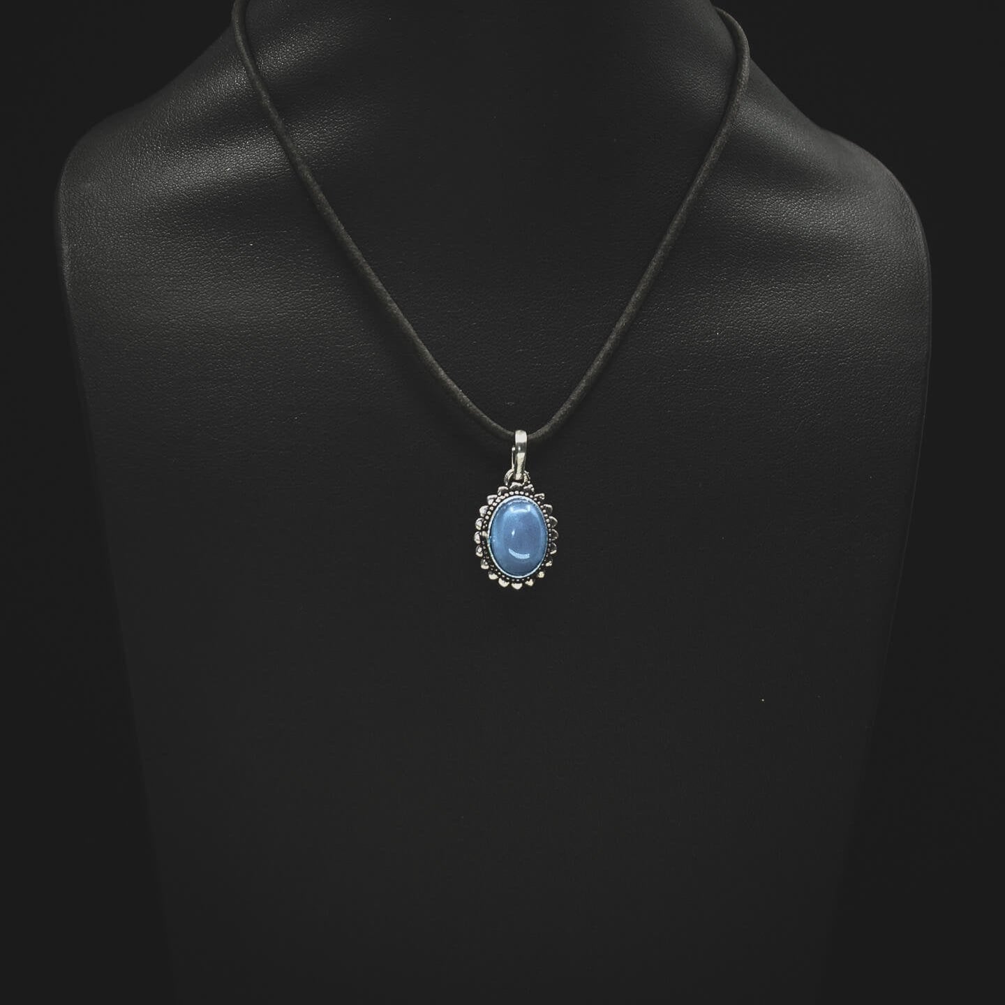 Charm with semi-precious stone