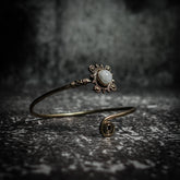 Bracelet Square, with semi-precious stone