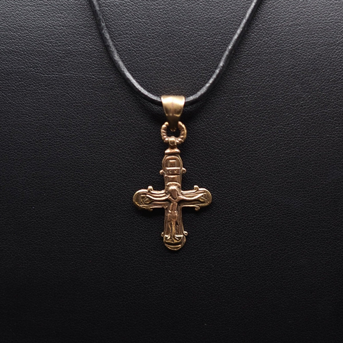Byzantine cross, bronze