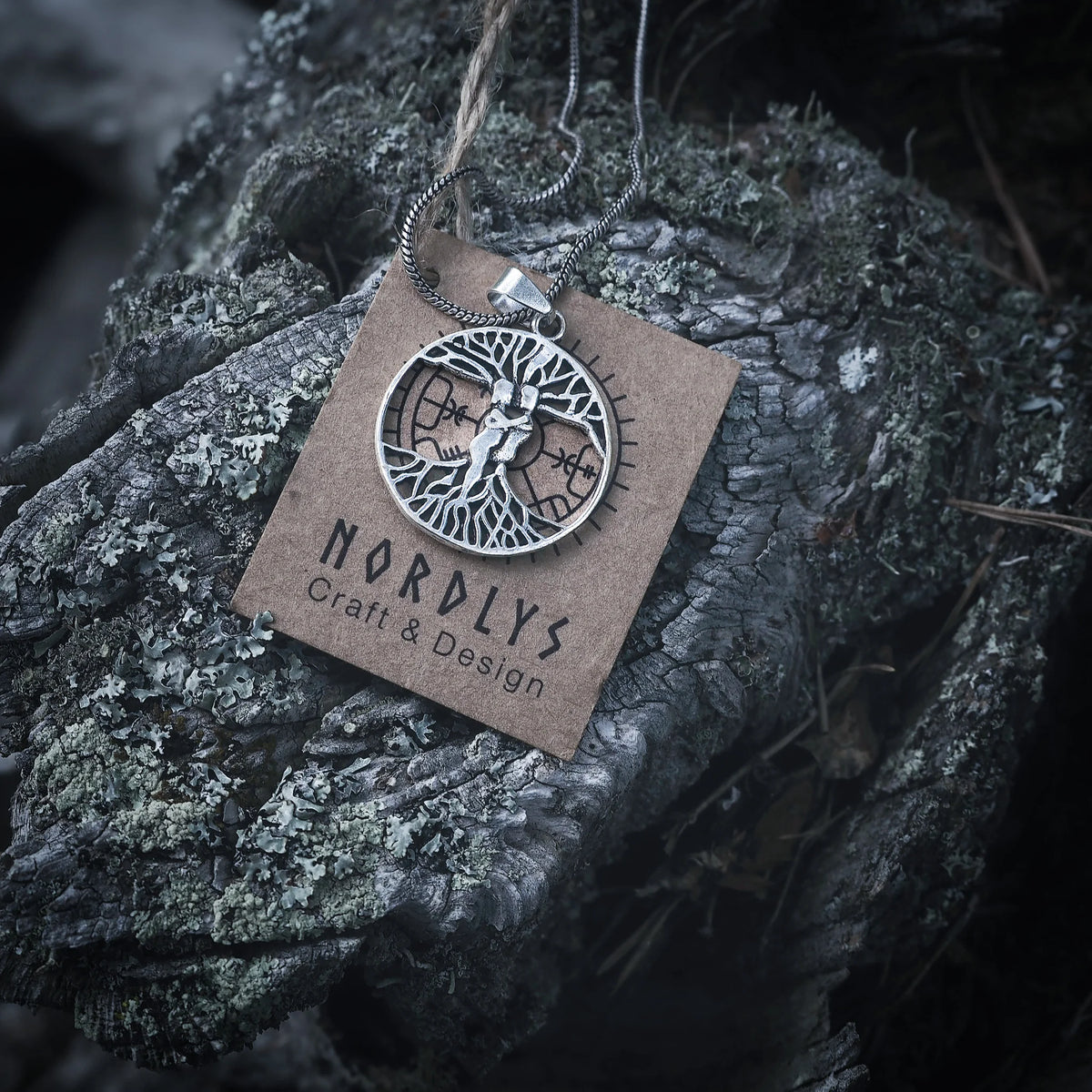 Amulett, Ask och Embla ur livets träd, liten.