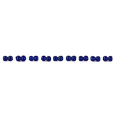 Blue glass bead