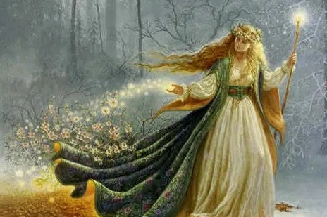 Ostara, vårens och gryningens gudinna