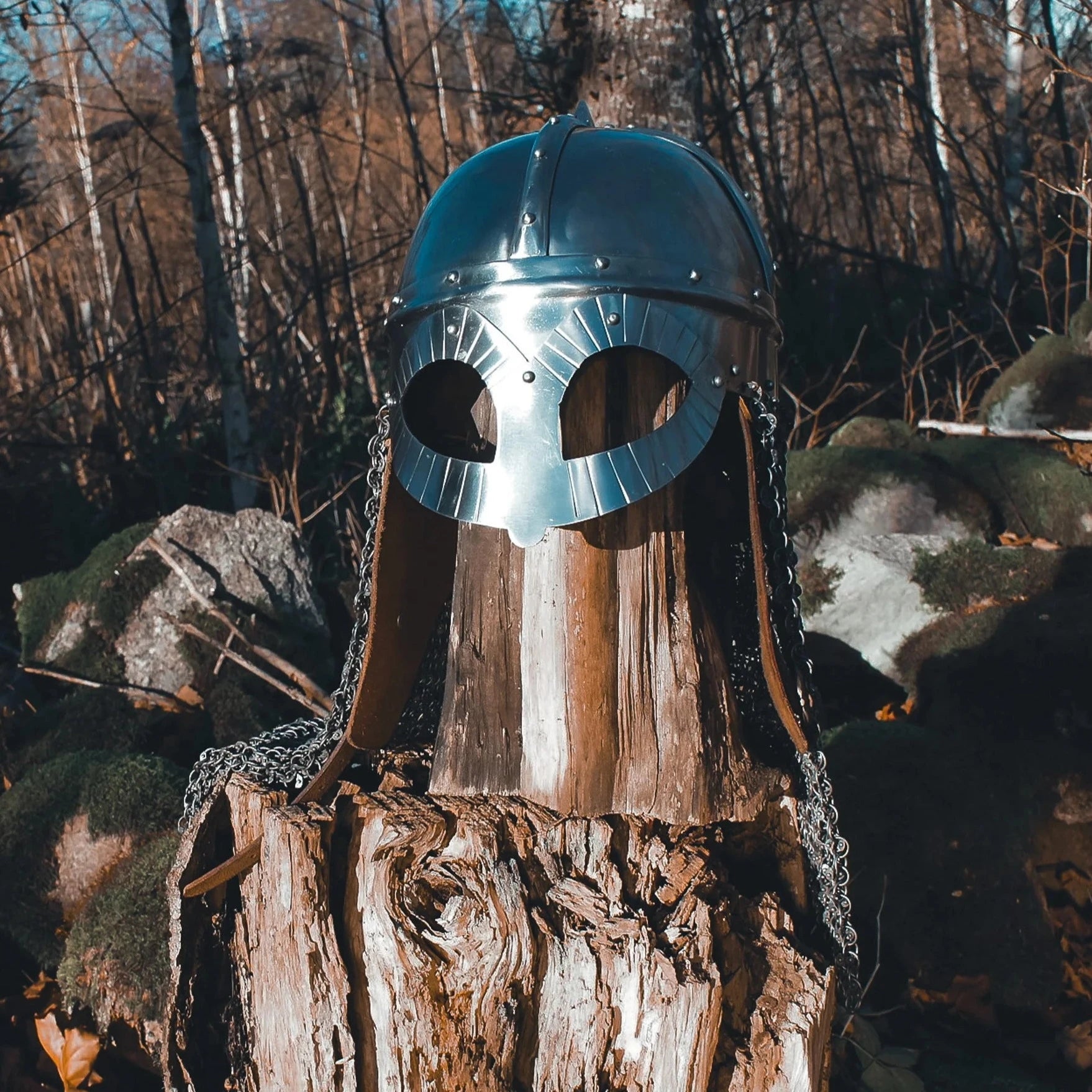 Gjermunbu Hand forged Viking helmet Gjermundbu
