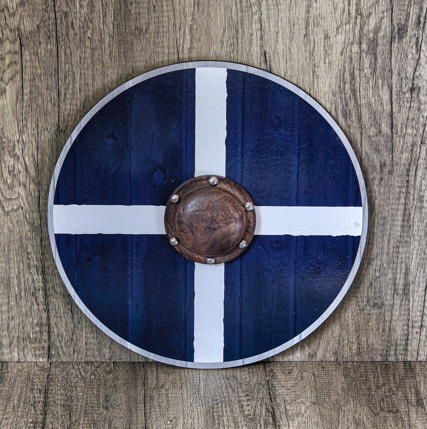 The Little Warrior, Blue/White