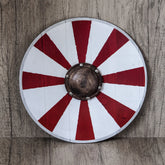 Viking children's shield, red/white