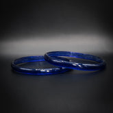 Glass bracelet pair – Light blue, based on finds