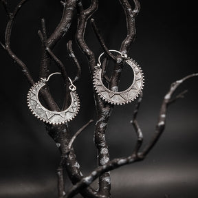 Moon symbol earrings (large)