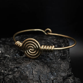 Sun spiral bracelet