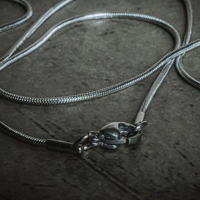 Silver-colored chain 55 cm