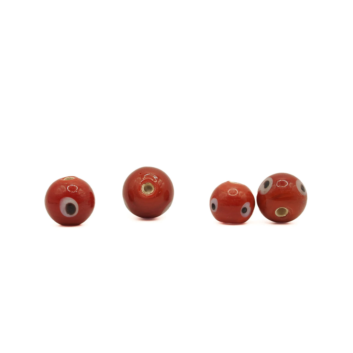 Red bead with eyes, Birka