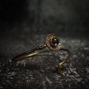 Bracelet Shield, with semi-precious stone