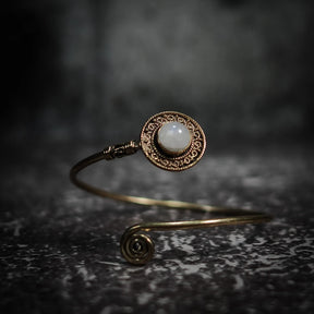 Bracelet Shield, with semi-precious stone