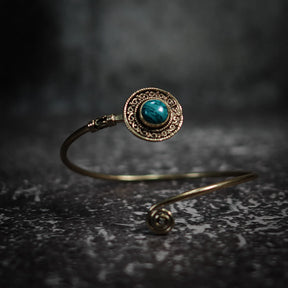Bracelet Shield, with semi-precious stone