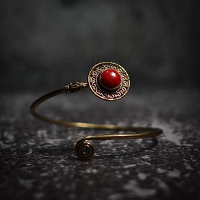 Bracelet Shield, with semi-precious stone