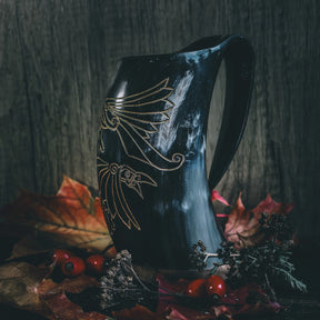 Beer mug Hugin and Munin