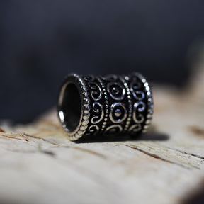 Skäggpärla- frabärt, närbild på produktens detaljer och arbete.