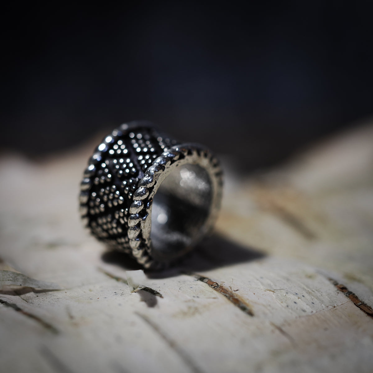 Beard bead Tennan Silver-plated