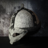 Vikingahjälm i tovad ull