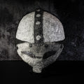 Viking helmet in felted wool image