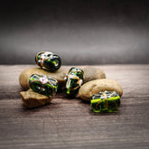 Grön glaspärla, prinsesstårta