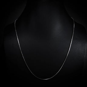 Silver-colored chain 55 cm