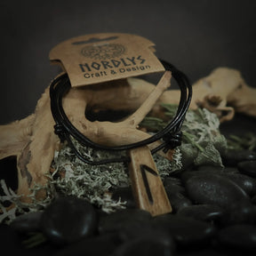 Nordic rune pendant in bone