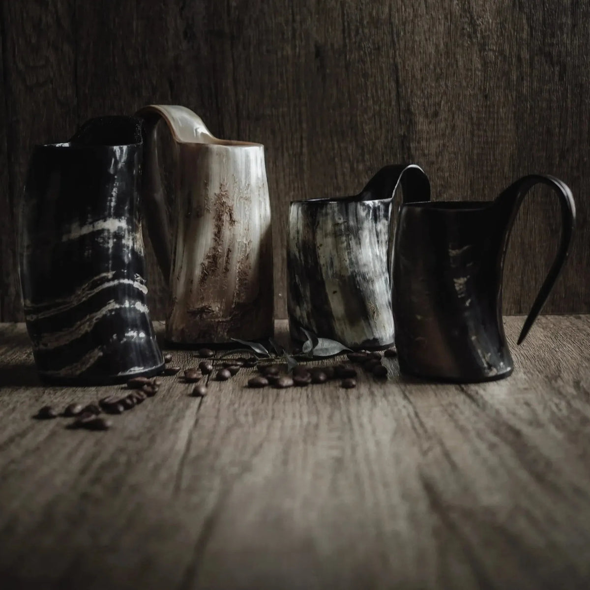 Horn coffee mug, approx. 250 ml