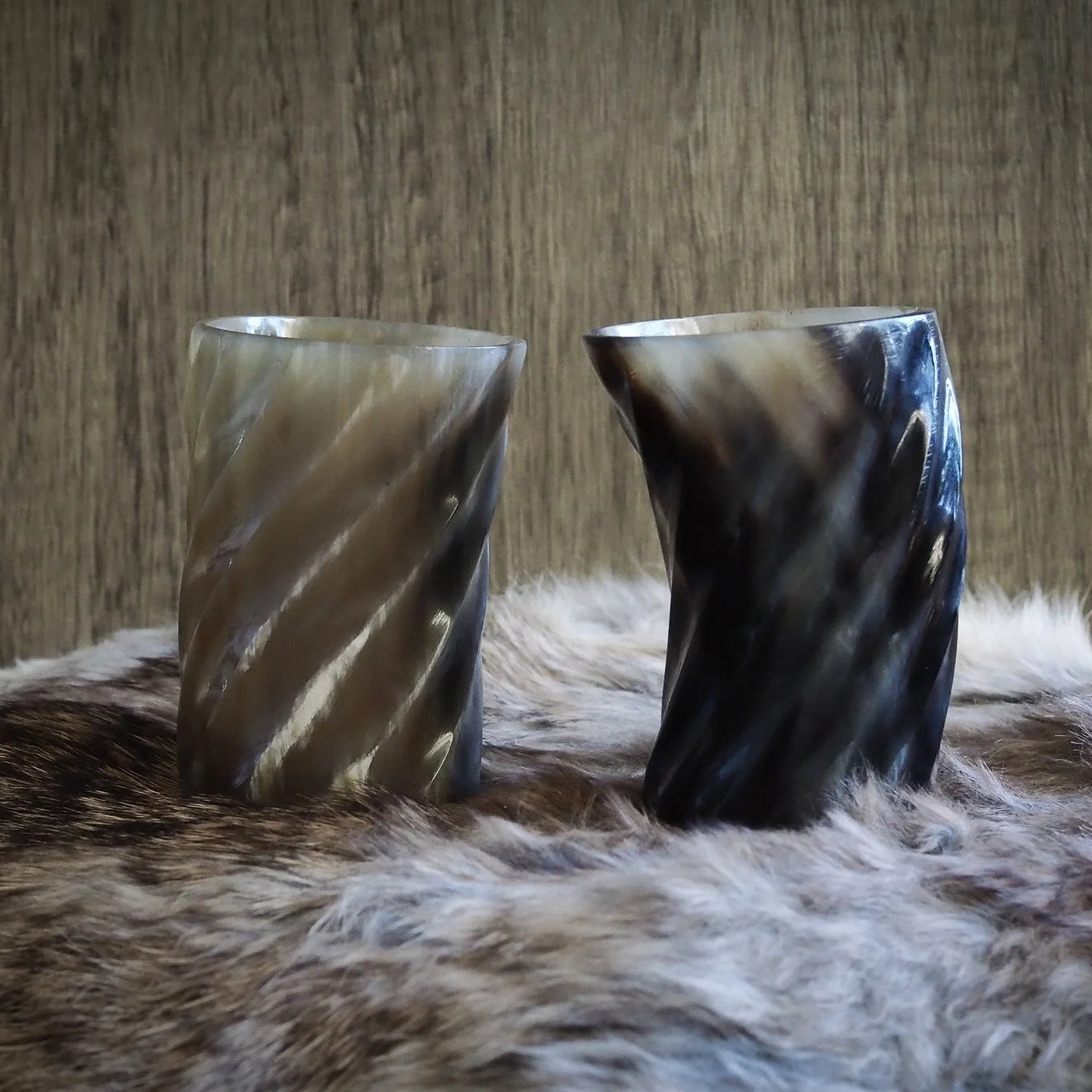 Whiskyglas med spiraldesign