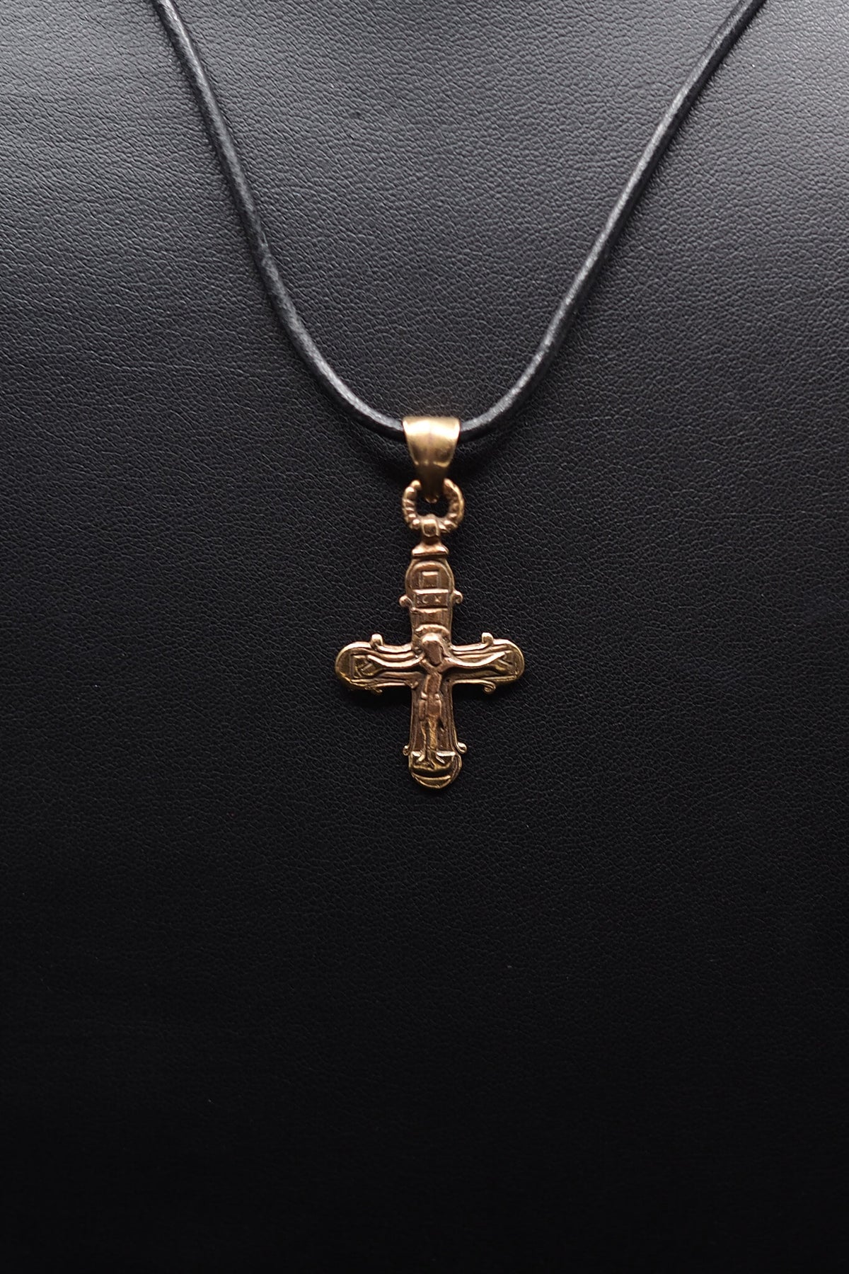 Byzantine cross, bronze