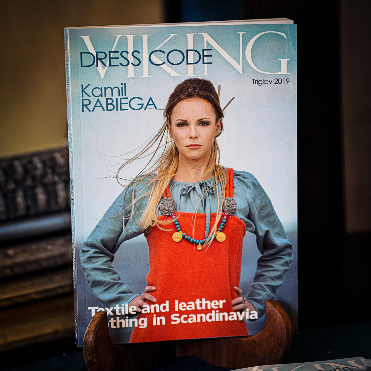 Viking Dress Code – the book standing with the front cover visible