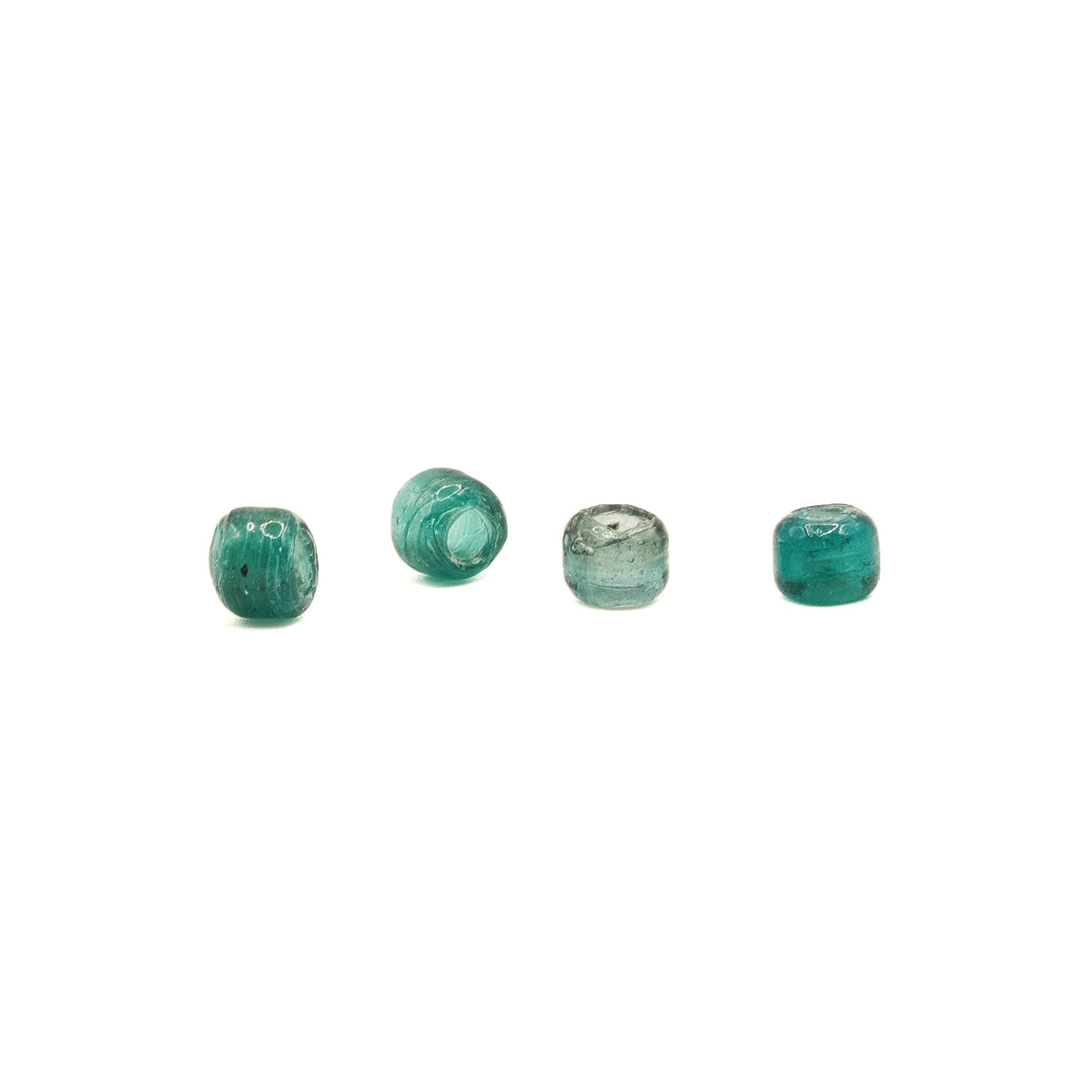 Turquoise glass bead