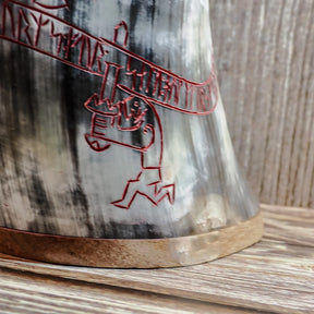 Engraved mug, Sigurd's saga