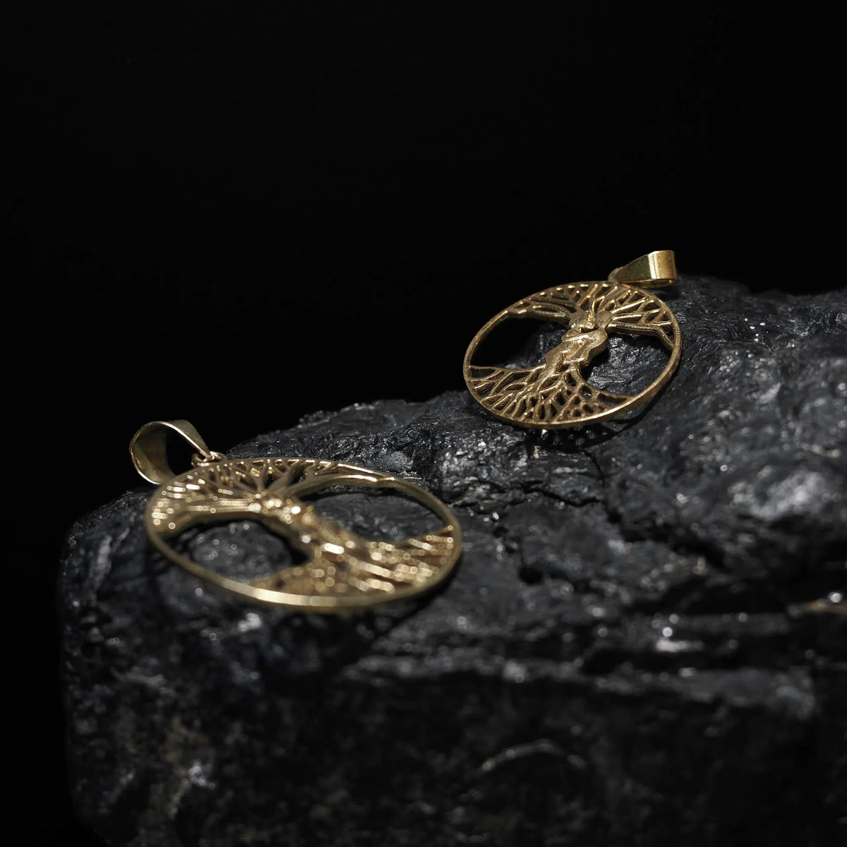 Amulett, Ask och Embla ur livets träd, stor.