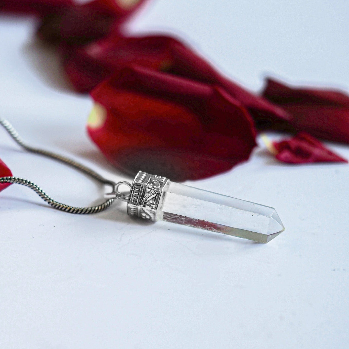 Stone pendant, Rock crystal