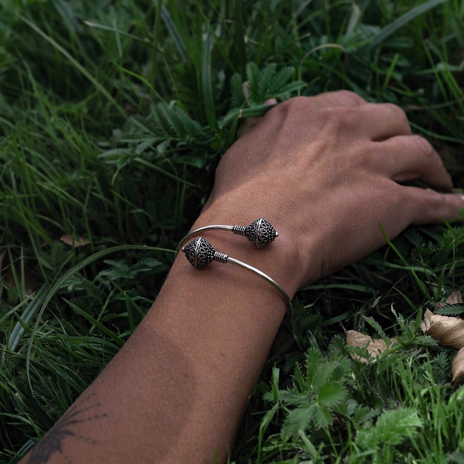 armband+brass+viking+nordlys+nature