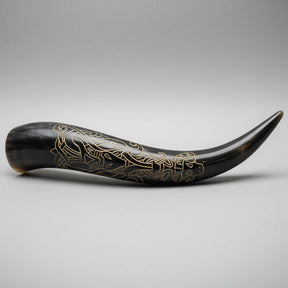 Engraved horn, Ram