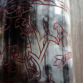 Engraved mug, Sigurd's saga
