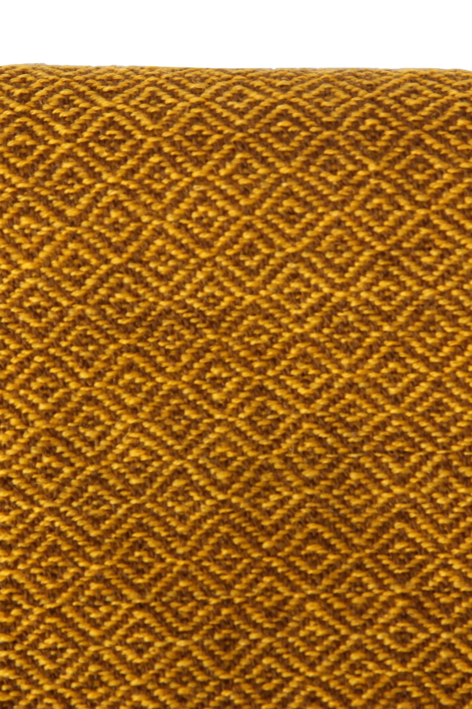 Eir hand-woven wool yellow / brown