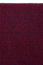 Eir hand-woven wool red / blue