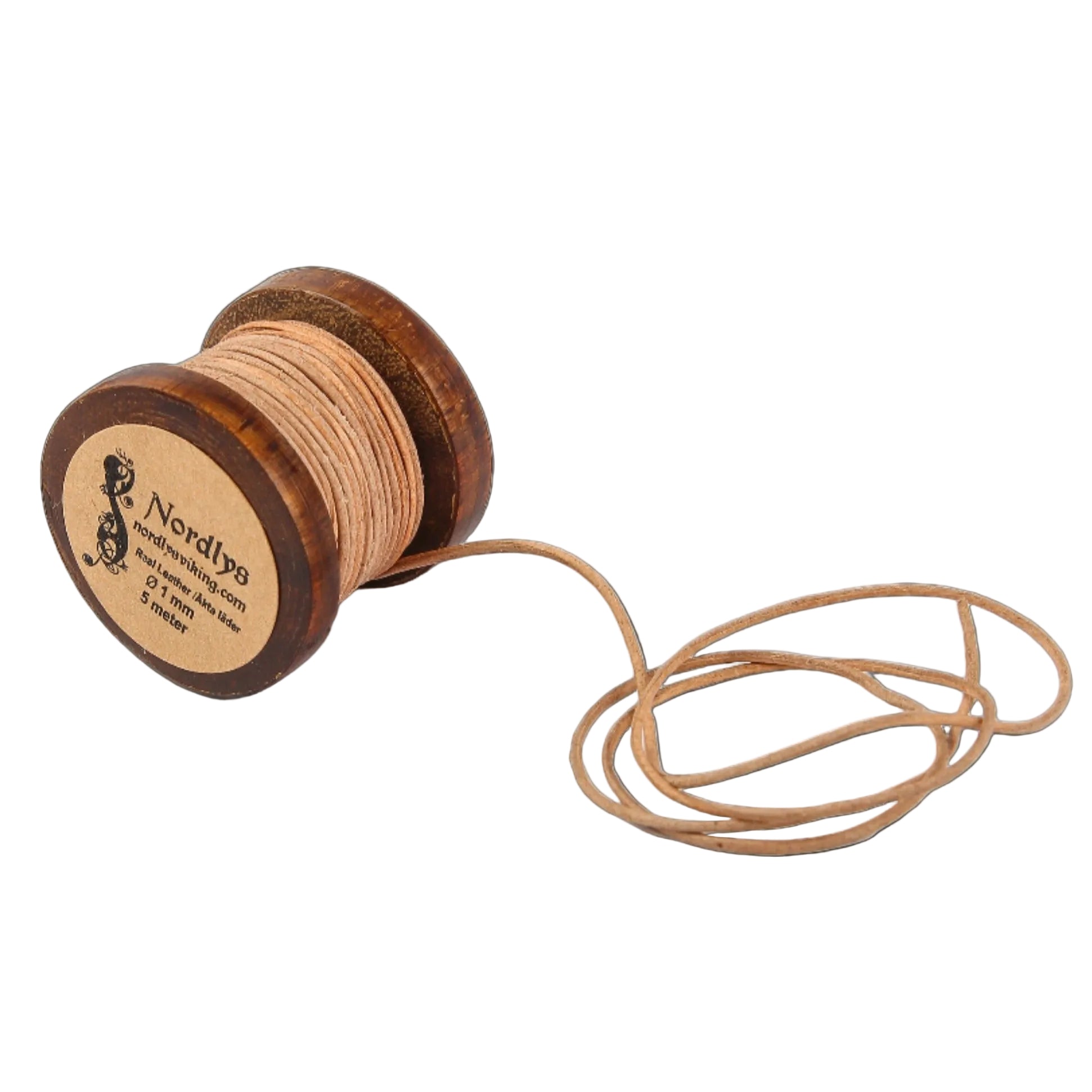 1mm, 5m natural leather string