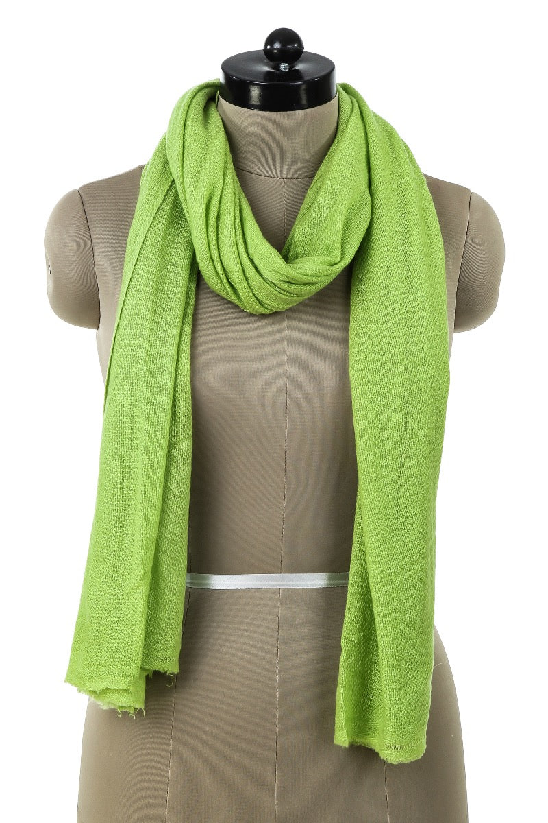 Cashmere shawl light green