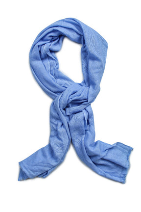 Cashmere shawl sky blue