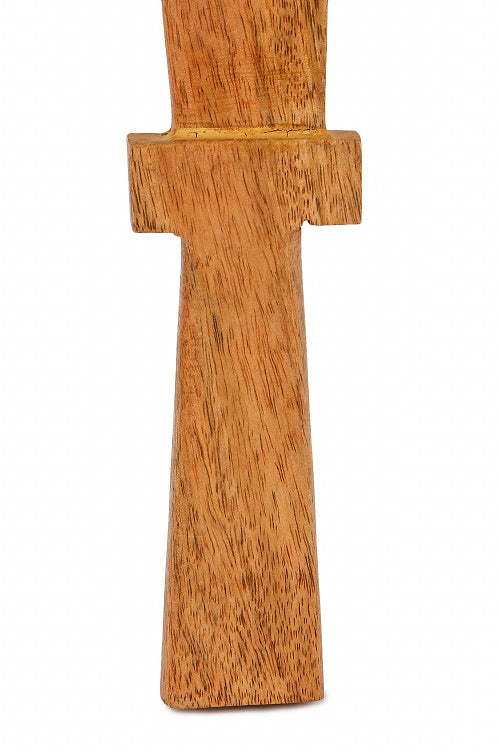 Vikingasabel eller lång sax. Eneggat träsvärd. En fin och handgjord leksak i enkel modell.