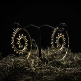 Earrings Sun spirals