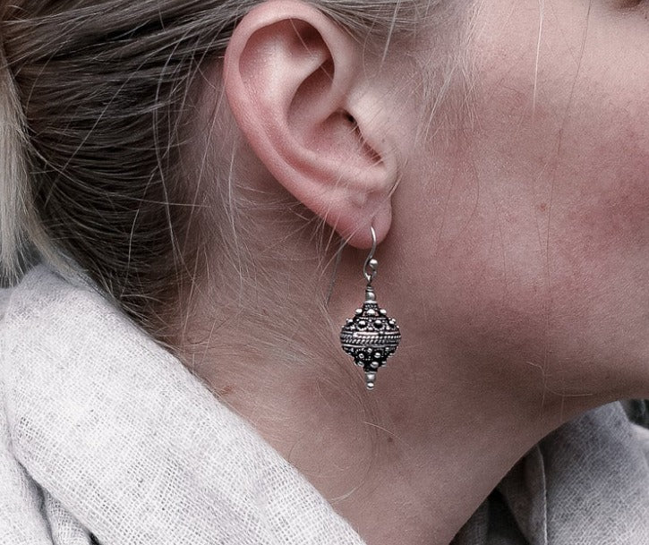 Viking pearl earring