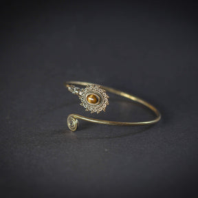 Oval Semi-precious stone bracelet