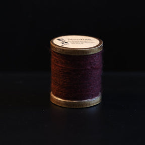 Deep red embroidery thread 100% wool