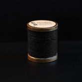 Black embroidery thread 100% wool