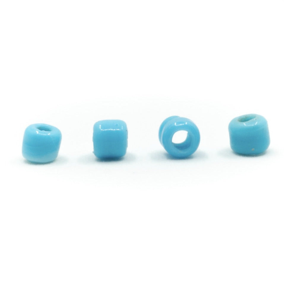 Light blue glass bead