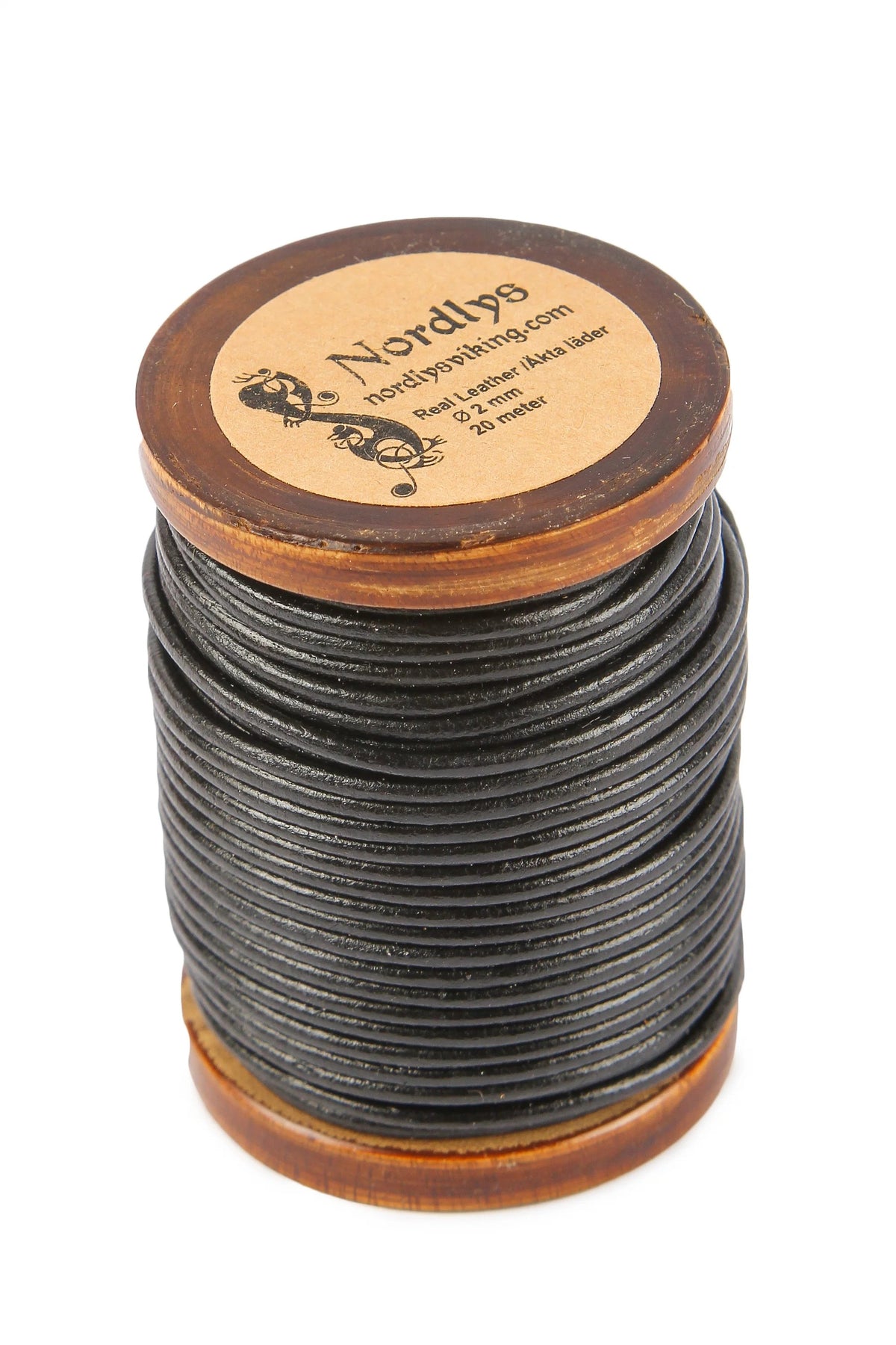 LADERBAND_20 meter leather string 2mm